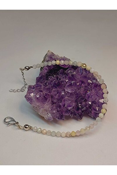 Yasamtohumu Браслет з каменем морганіт 3 мм (45404)