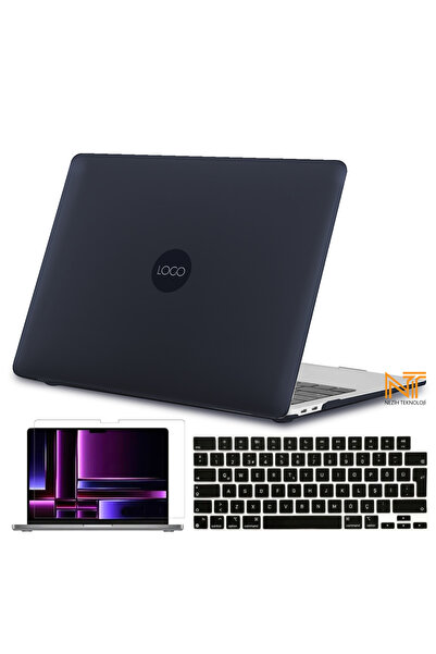 Nezih Case Macbook Air 13 Inç M1 Çip A2337 Tam Uyumlu Alt Üst Kılıf / Klavye ...