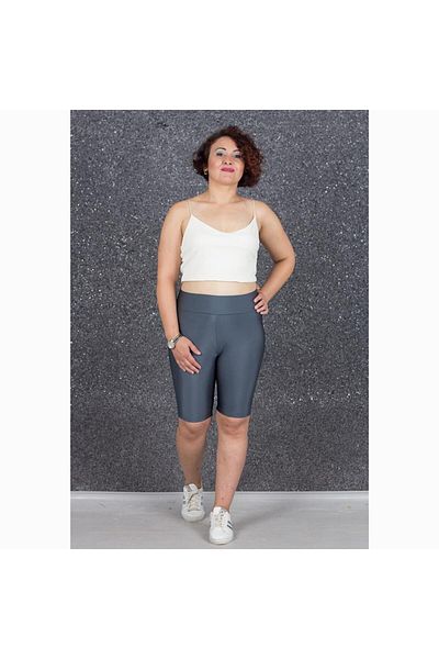 Truva XXL Large Size Recovery Shiny Disco Shorts Leggings Colorful Tm2175