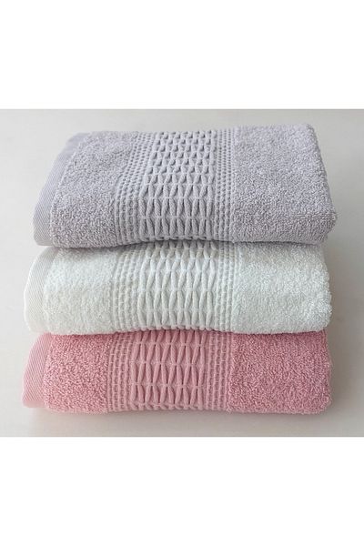 EMİLLİE MAYA 3 - 50x90 cm Towel Set
