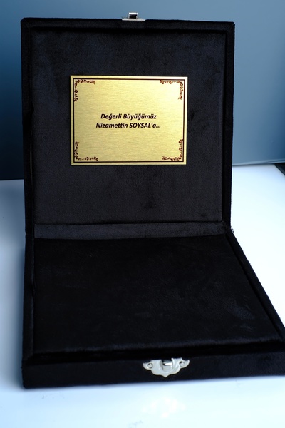 TESBİHEFENDİ Panglica de Mătăsos Argintie cu Fire Amber Transparentă Albastră