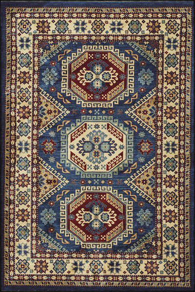 Rugs Modern Halı Γεωμετρικό Δημιουργικό Διακοσμητικό Χαλί σε Μπλε Αποχρώσεις ...