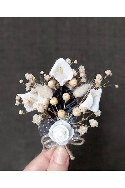 HA&NA Yaka Çiçeği , Damat Çiçeği , Sağdıç Çiçeği, Yaka iğnesi