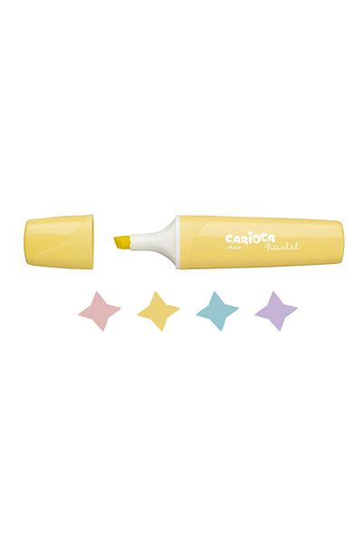 CARIOCA Pastel Highlighter Marking Pen Set of 4