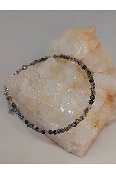Yasamtohumu Narukvica od rutilnog kvarcnog kamena 2mm (45458)