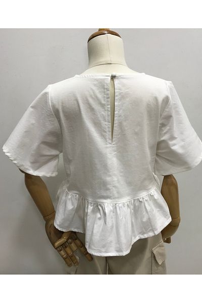 Çikoby Girl's Flounce Sleeve Blouse