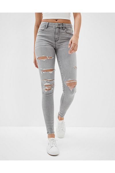 AMERICAN EAGLE Gray Women's / Girls' Pants U-0433-3963