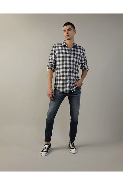 AMERICAN EAGLE Men's Black Shirt U-0153-2181