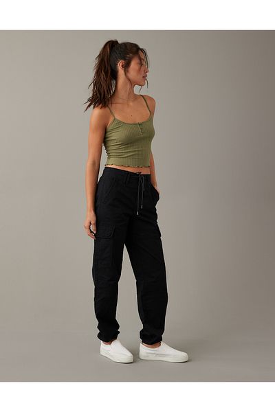 AMERICAN EAGLE Black Woman / Girl Pants U-0322-4968