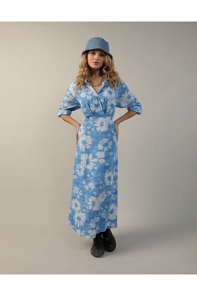 AMERICAN EAGLE Blue Women's / Girls' Dress U-0395-7620
