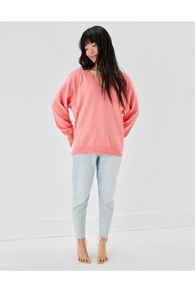 AMERICAN EAGLE Pink Women's / Girl's Sweatshirt U-0453-1723