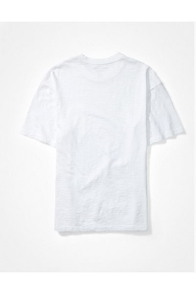 AMERICAN EAGLE Men's White T-Shirt U-1164-2945