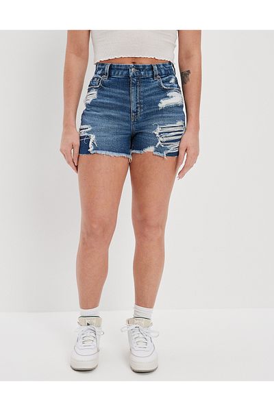 AMERICAN EAGLE Blue Women's / Girls' Shorts & Bermuda U-0337-7431