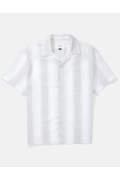 AMERICAN EAGLE White Men's Shirt U-2154-2518