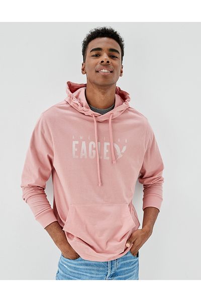 American eagle pink hoodie sale