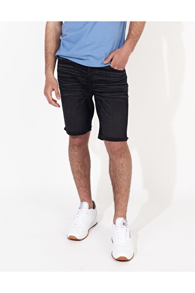 AMERICAN EAGLE شورت رجالي أسود U-3131-7320