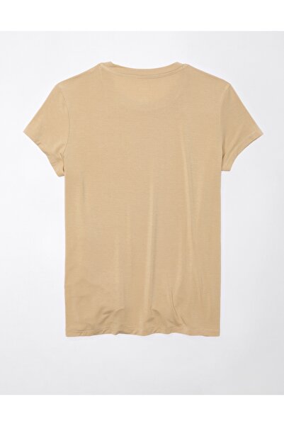 AMERICAN EAGLE Brown Women's / Girls' T-Shirt U-3375-8986