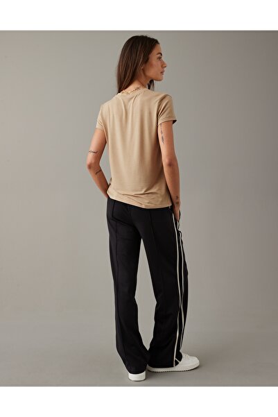 AMERICAN EAGLE Brown Women's / Girls' T-Shirt U-3375-8986