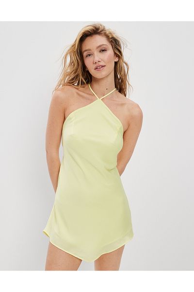 AMERICAN EAGLE Yellow Women's / Girls' Dress U-1399-7130
