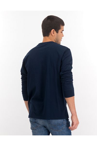 AMERICAN EAGLE Navy Blue Men's T-Shirt U-4171-1946-
