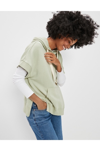 AMERICAN EAGLE Green Women's / Girls' Sweatshirt U-0453-1879