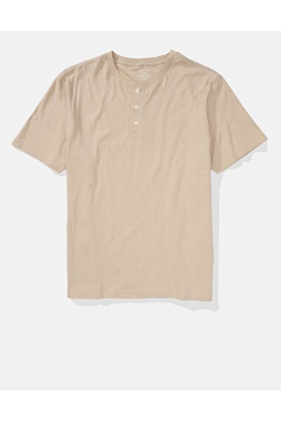AMERICAN EAGLE Beige Men's T-Shirt U-4165-1740
