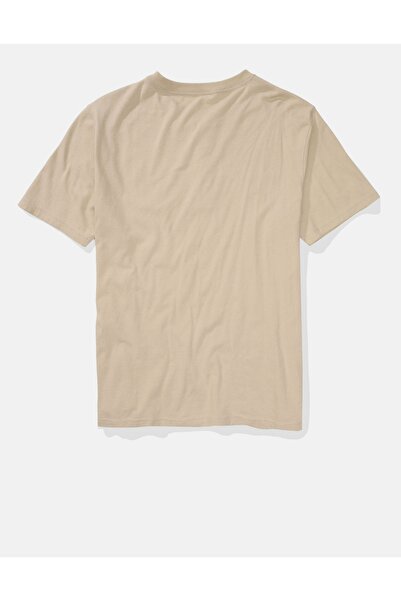 AMERICAN EAGLE Beige Men's T-Shirt U-4165-1740
