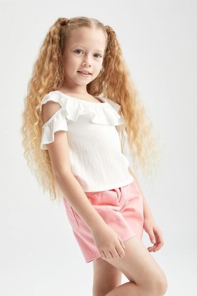 DeFacto Dívčí bavlněné kraťasy X6556a622hs