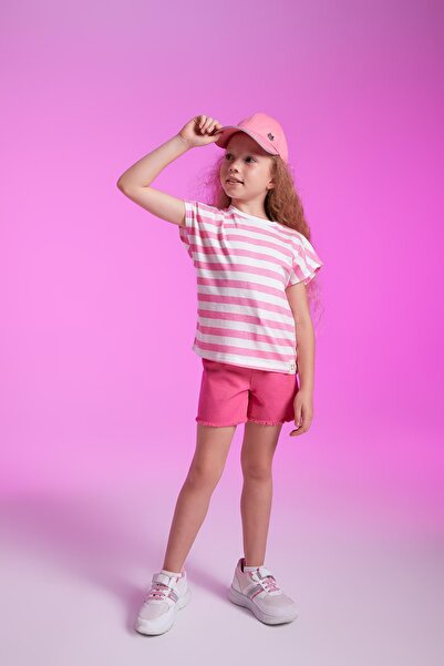 DeFacto Girl's Mom Fit Cotton Shorts Y6006a622sm