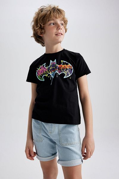 DeFacto Chlapecké tričko Batman Crew s krátkým rukávem Y4747a622hs