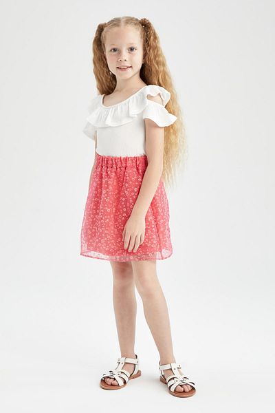 DeFacto Girl's Stretch Waisted Tulle Skirt Y9153a622hs