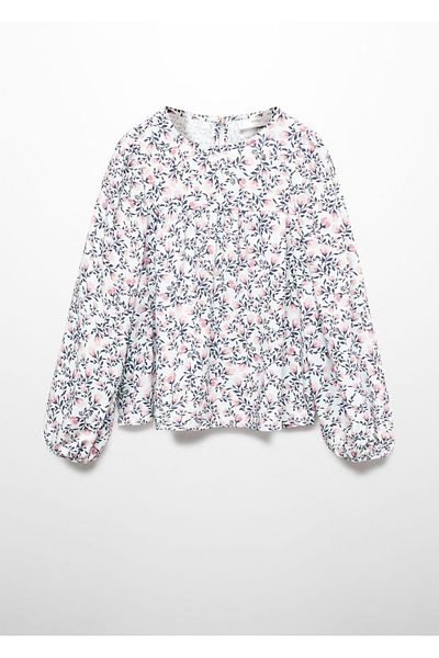 MANGO Kids Ecru Blouse for Kids