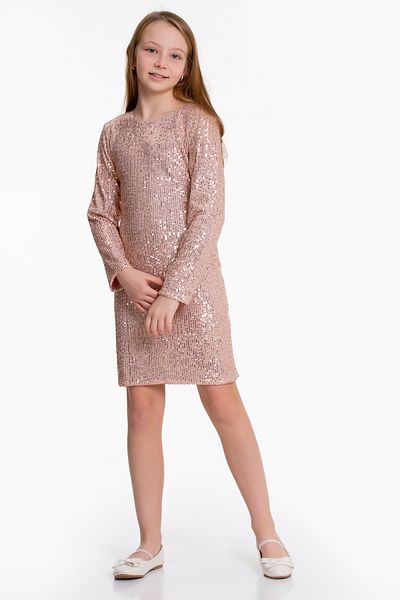 LAPINKOD Rochie elegantă pentru fete, căptușită cu paiete