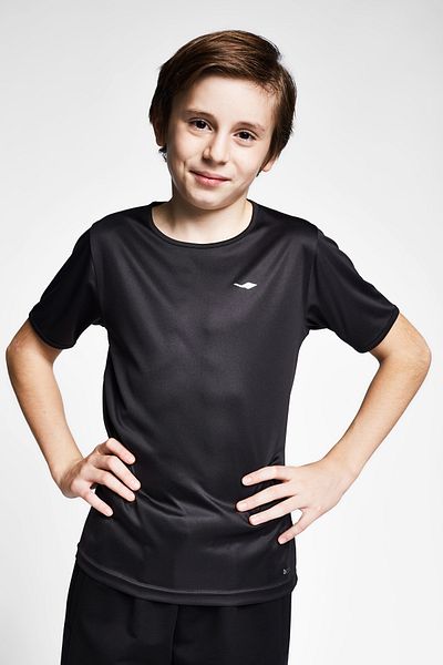 Lescon Tricou negru pentru copii 20s-3220-20b
