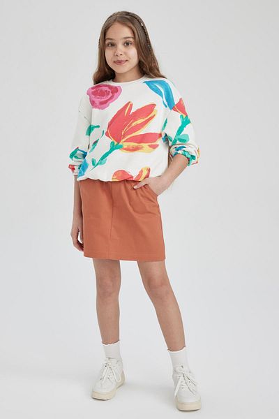 DeFacto Girl's Gabardine Skirt Z4942a623sm