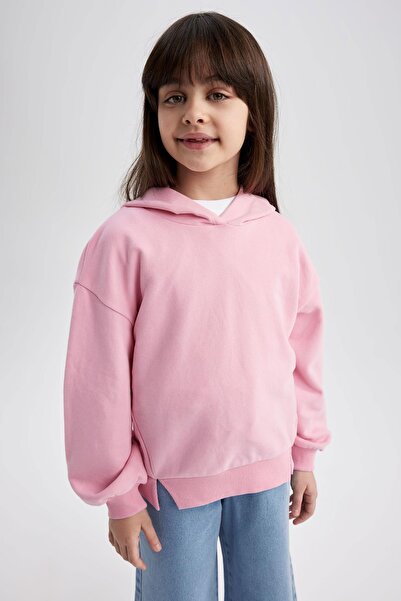 DeFacto Girl's Relax Fit Hooded Sweatshirt Z4554a623sp