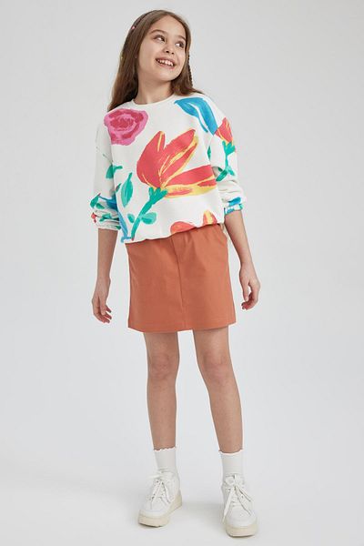 DeFacto Girl's Gabardine Skirt Z4942a623sm