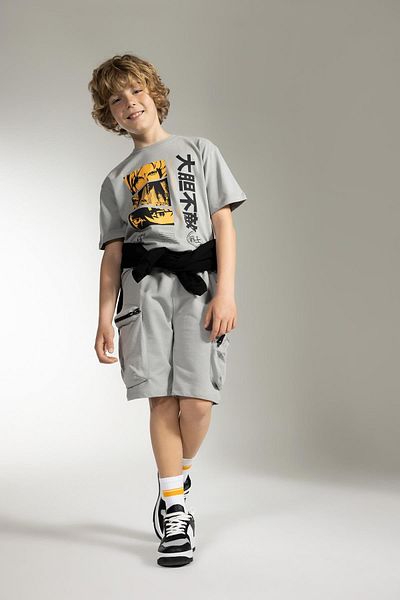 DeFacto Boy's Cargo Pocket Bermuda Shorts A0458a823sm