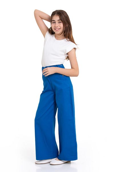 LAPINKOD Five-Pocket High Waist Girl's Trousers