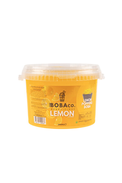 TheBobaCo. Bubblicious Bubble Tea Boba - Limon / Lemon 3,4kg