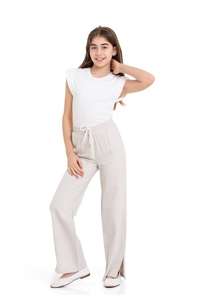 LAPINKOD Girl - Elastic Waist Trousers