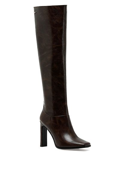 Nine West Brown Women's Heeled Boots - Cebbı2 2pr