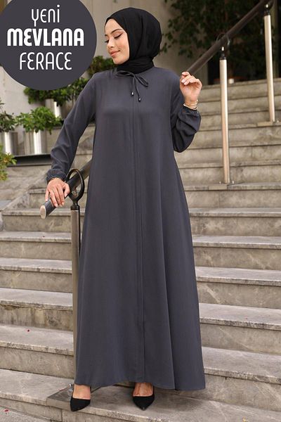 MERYEMNUR New Pocketed Mevlana Ferace Smoked