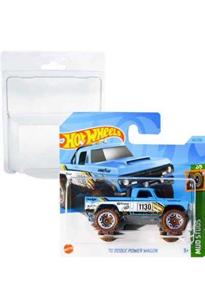 HOT WHEELS 70 Dodge Power Wagon Mud Studs 2/5 161/250 Model Araba