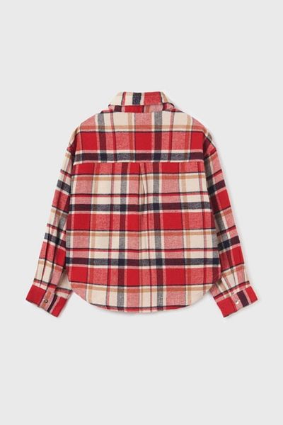MAYORAL Риза за момиче Lumberjack 7180 Червена