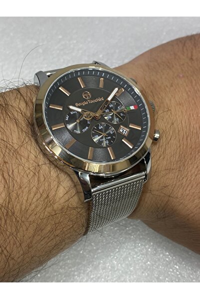 Sergio Tacchini SERGİO TACCHİNİ ROSE GOLD DETAYLI İNCE HASIR KORDON %100 PASL...