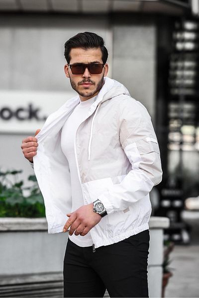 PRİFALDİ Ανδρικό εποχιακό μπουφάν Prifaldi Slim Fit, αδιάβροχο και αντιανεμικό