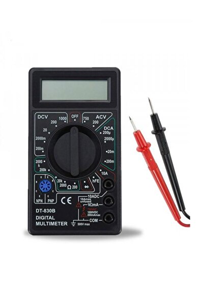Eğitici Hobi DT-830B Dijital Avometre Multimetre Dijital Ölçü Aleti