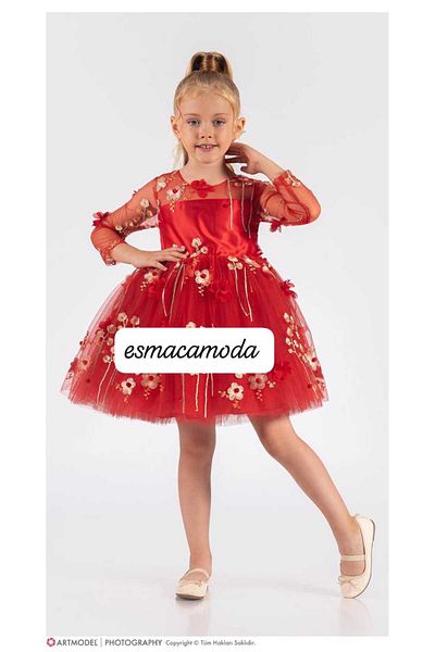 esmacamoda ROCHIE DE FATA ROSIE MANECA LUNGA