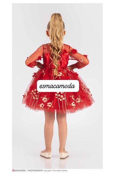 esmacamoda ROCHIE DE FATA ROSIE MANECA LUNGA